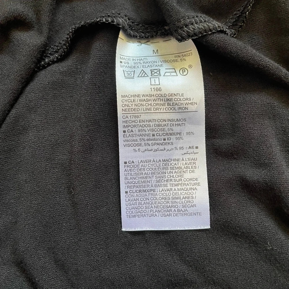Old Navy Luxe Womens Black Basic Tank Top Full Length Medium - Picture 5 of 5